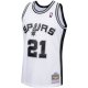 Men's San Antonio Spurs Tim Duncan Mitchell & Ness White 1998/99 Hardwood Classics Swingman Jersey