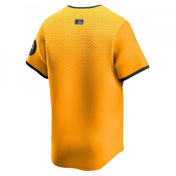 Men's Pittsburgh Pirates  Nike Gold City Connect Limited Jersey