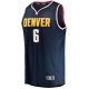 Men's Denver Nuggets DeAndre Jordan Fanatics Navy Fast Break Player Jersey - Icon Edition