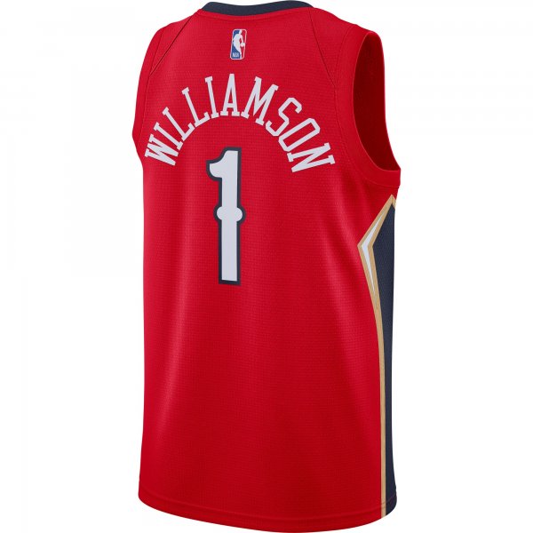 Men's New Orleans Pelicans Zion Williamson Jordan Brand Red 2020/21 Swingman Jersey - Statement Edition