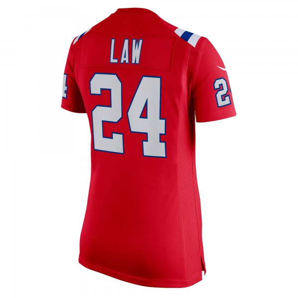 Women's New England Patriots Ty Law Nike Red Retired Game Jersey