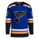 Men's St. Louis Blues  adidas Royal Home  Primegreen Custom Jersey