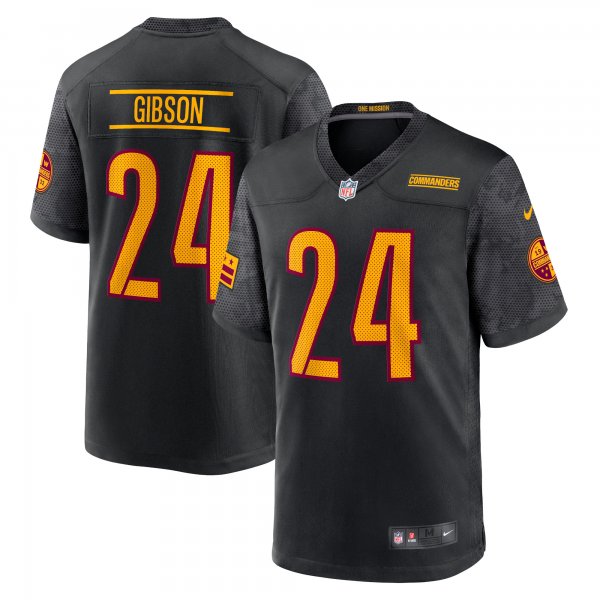 Men's Washington Commanders Antonio Gibson Nike Black Alternate Game Player Jersey