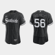 Men's Chicago White Sox #56 Mark Buehrle Black 2021 MLB City Connect Flex base Jersey