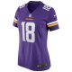 Women's Minnesota Vikings Justin Jefferson Nike Purple Game Jersey