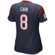 Women's Houston Texans David Carr Nike Navy Game Retired Player Jersey