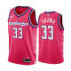 Washington Wizards Kyle Kuzma #33 Cherry Blossom Pink 2022-23 City Edition Jersey