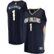 Men's New Orleans Pelicans Zion Williamson Fanatics Navy Replica Fast Break Jersey - Icon Edition