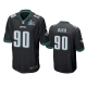 Men's Philadelphia Eagles #90 Jordan Davis Black Super Bowl LVII Limited Jersey