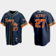 Houston Astros Jose Altuve 2021 City Connect Replica Men's MLB Jersey - Navy