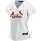 Women's St. Louis Cardinals Nike White Home Replica Custom Jersey