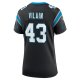 Women's Carolina Panthers Luiji Vilain Nike  Black  Game Jersey