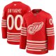 Men's Detroit Red Wings Red Centennial Premium Custom Jersey