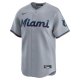 Men's Miami Marlins Jazz Chisholm Jr. Nike Gray Road Limited Player Jersey