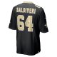 Men's New Orleans Saints Nick Saldiveri Nike  Black Team Game Jersey