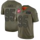 Kansas City Chiefs #95 Chris Jones Camo Youth Stitched NFL Limited 2019 Salute to Service Jersey