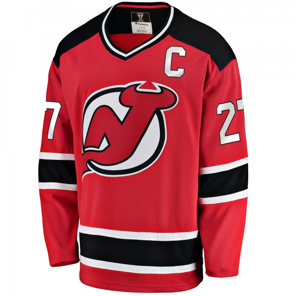 Men's New Jersey Devils Scott Niedermayer Fanatics Red Premier Breakaway Retired Player Jersey