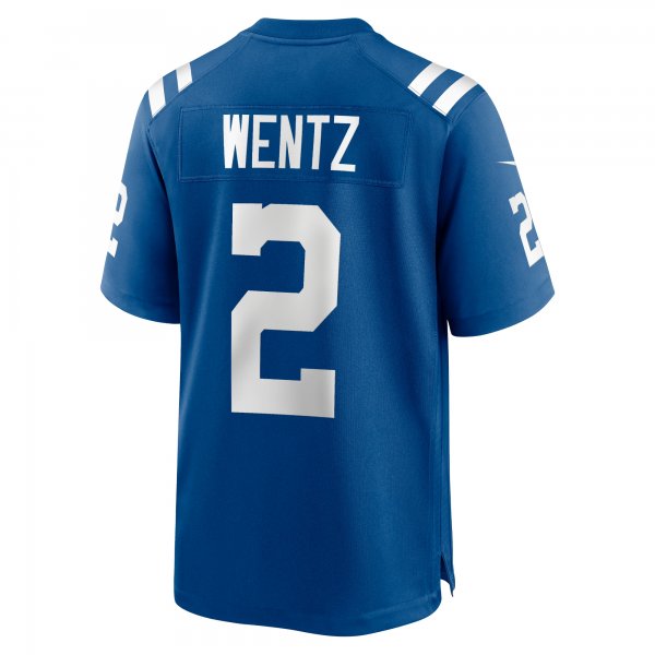 Youth Indianapolis Colts Carson Wentz Nike Royal Game Jersey