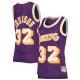 Women's Los Angeles Lakers Magic Johnson Mitchell & Ness Purple Hardwood Classics 1984/85 Swingman Jersey