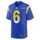 Men's Los Angeles Rams Tre'Vius Hodges-Tomlinson Nike  Royal Team Game Jersey