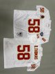 Men's Kansas City Chiefs #58 Derrick Thomas White Mitchell & Ness Jersey