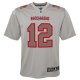 Youth Tampa Bay Buccaneers Tom Brady Nike Gray Atmosphere Game Jersey