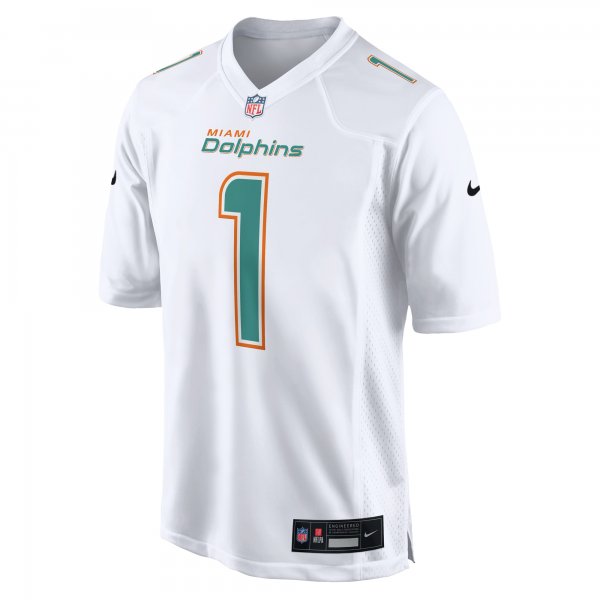 Men's Miami Dolphins Tua Tagovailoa Nike White Fashion Game Jersey