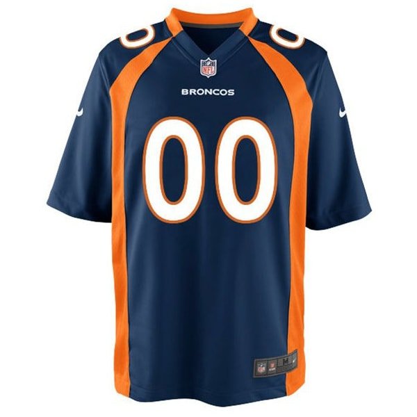 Youth Denver Broncos Nike Navy Game Custom Jersey