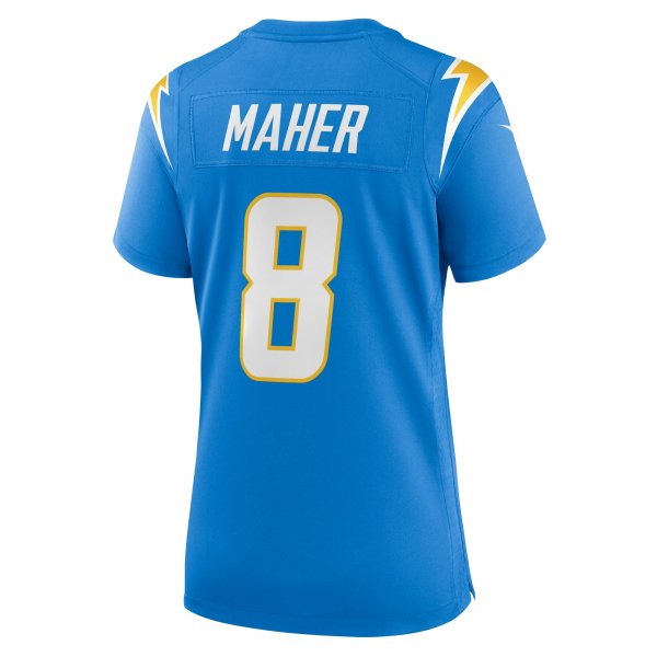 Women's Los Angeles Chargers Brett Maher Nike  Powder Blue Team Game Jersey