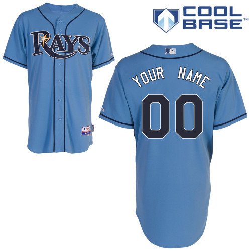 Tampa Bay Rays Customized Light Blue Cool Base MLB Jersey (S-3XL)