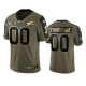 Buffalo Bills Custom Olive Gold 2021 Salute To Service Men's Limited NFL Jersey