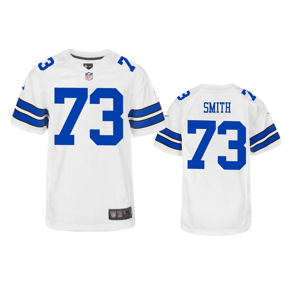 Youth Dallas Cowboys Tyler Smith #73 White Color Rush Limited Jersey