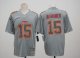 Men's #15 Patrick Mahomes Kansas City Chiefs Nike Atmosphere Fashion Limited Jersey Gray