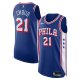 Men's Philadelphia 76ers Joel Embiid Nike Royal Jersey - Icon Edition