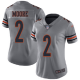 Women's Nike Chicago Bears #2 D.J. MOORE Silver Vapor Limited NFL Jersey