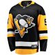 Men's Pittsburgh Penguins Kris Letang Fanatics Black Home Breakaway Jersey