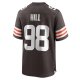 Men's Cleveland Browns Trysten Hill Nike Brown Game Jersey