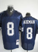 Mitchell And Ness Dallas Cowboys #8 Troy Aikman Blue Stitched Throwback NFL Jersey