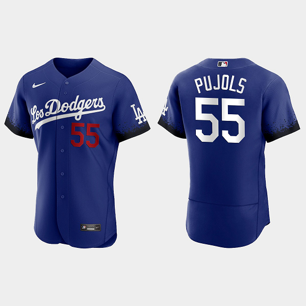 Albert Pujols Los Angeles Dodgers 2021 City Connect Jersey - Royal