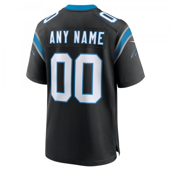 Men's Carolina Panthers Nike Black Custom Game Jersey