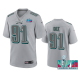 Men's Philadelphia Eagles Fletcher Cox Gray Super Bowl LVII Atmosphere Jersey