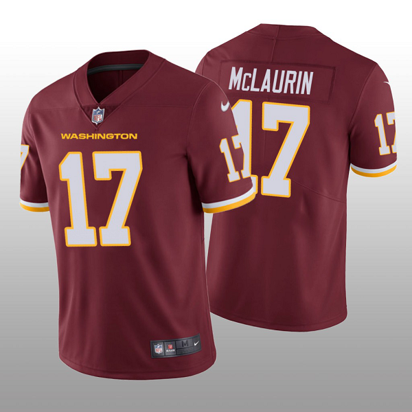 Men's Washington Football Team #17 Terry McLaurin Burgundy Jersey