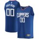 Men's LA Clippers Fanatics Royal Fast Break Custom Replica Jersey - Icon Edition