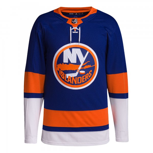 Men's New York Islanders adidas Royal Home Primegreen Blank Jersey