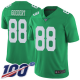 Philadelphia Eagles #88 Dallas Goedert Green Men's Stitched NFL Limited Rush 100th Season Jersey