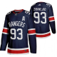 Men's New York Rangers #93 Mika Zibanejad 2021 Reverse Retro Jersey