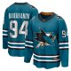 Men's San Jose Sharks Alexander Barabanov Fanatics Teal Home Breakaway Player Jersey