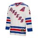 Men's New York Rangers Brian Leetch Mitchell & Ness White Alternate Captain Patch 1993/94 Blue Line Player Jersey