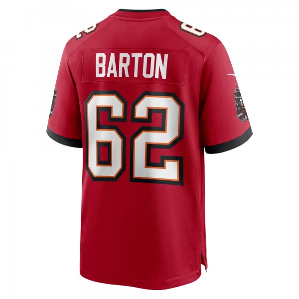 Men's Tampa Bay Buccaneers Graham Barton Nike  Red  Game Jersey