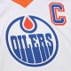 Men's Edmonton Oilers Wayne Gretzky Mitchell & Ness White  1986/87 Blue Line Player Jersey